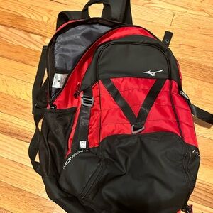 Red Mizuno volleyball backpack great condition
